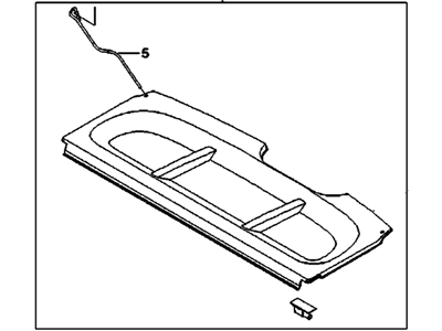 GM 96538293 Cover Asm,Rear Compartment Access Door