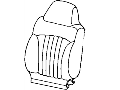 GM COVER ASM D/SEAT CUSH 88950064 GM 88950064 
