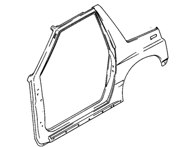 GM 91175345 Panel, Body Side Outer, Lh