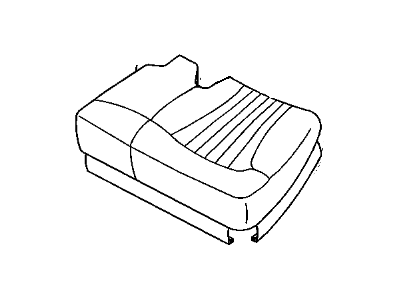 GM 88935391 Cover,Rear Seat Cushion *Graphite