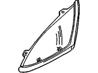 GM 10148595 Window Assembly, Windshield Pillar Stationary