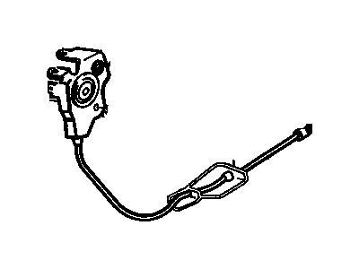 GM 10152254 Cable Assembly, Parking Brake Front