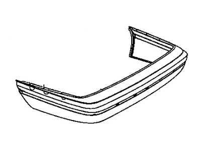 GM 25616840 Rear Bumper Cover