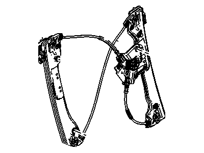 GM 20803610 Front Side Door Window Regulator