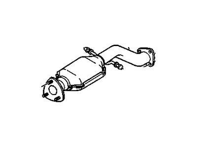1998 GMC Jimmy Exhaust Resonator - 15032490