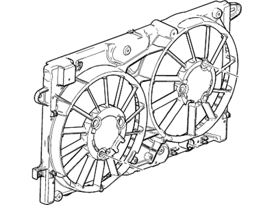 GM 20979495 Shroud, Engine Coolant Fan