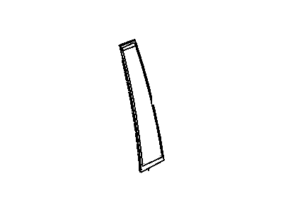 GM 20917057 Applique,Front Side Door Window Frame Rear