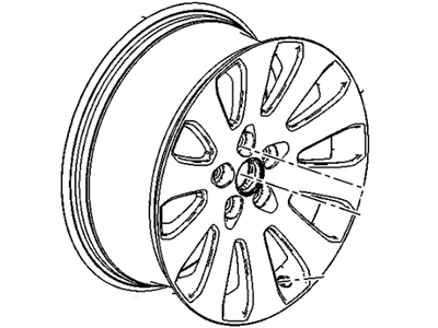 2013 Buick LaCrosse Spare Wheel - 22757211