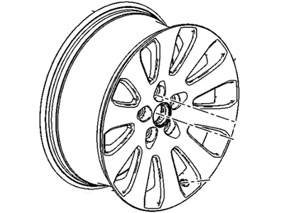 GM 13354428 Wheel Rim,19 X 8.5