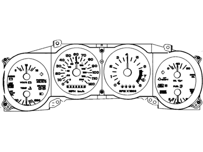 Oldsmobile Instrument Cluster - 16167213