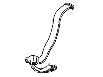 GM 20686286 Escut, Shoulder Belt Rear Seat Retractor (Repair Use) *Carmine