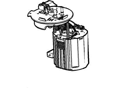 GM 13596945 Fuel Tank Fuel Pump Module Kit (W/O Fuel Level Sensor)