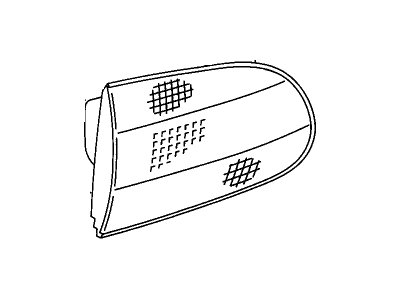 GM 94855234 Lens(Body) Asm,Back Up Lamp(W/Housing)(RH)