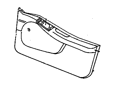 1992 Oldsmobile Silhouette Door Armrest - 17994931
