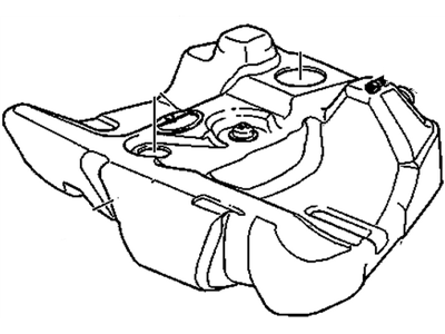 1998 Cadillac Deville Fuel Tank - 25684553