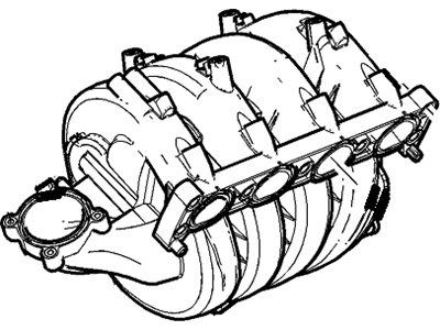 GM 55570283 Manifold Assembly, Intake (W/ Multiport Fuel Injector & Fu