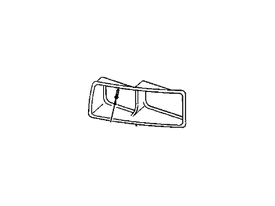 GM 25518559 Bezel, Headlamp, Light