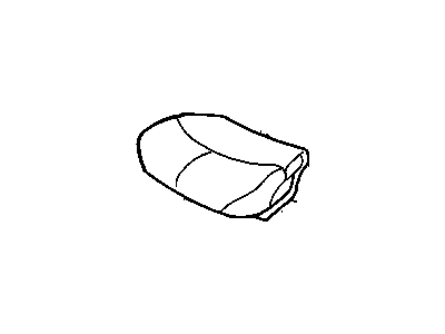 GM 88950821 Driver Seat Cushion Cover Assembly *Gray 88950821 GM Driver Seat Cushion Cover Assembly *Gray Illustration 1 of 1