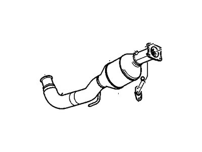 GM 22977171 Oxidation Catalytic Converter Assembly (W/ Exhaust Pipe)
