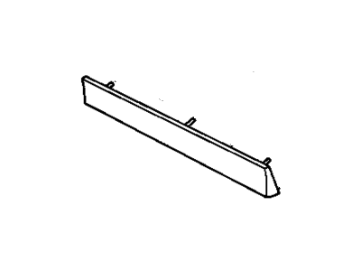 GM 20578227 Deflector,Dr Lower Air 20578227 GM Deflector,Dr Lower Air Illustration 1 of 1