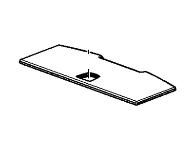 GM 22888877 Cover Assembly, Rear Compartment Floor Stowage Compartment *Cashmere E