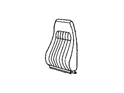 12543270 GM Driver Seat Back Cover Illustration 1 of 1