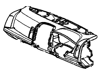 GM 22798301 Pad Assembly, Instrument Panel Trim *Cocoa