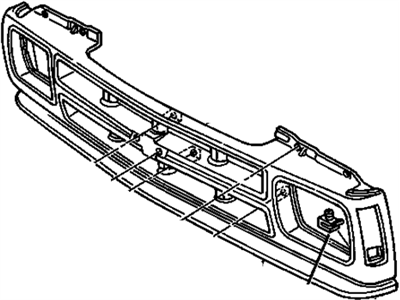 GM 15701945 Grille,Radiator