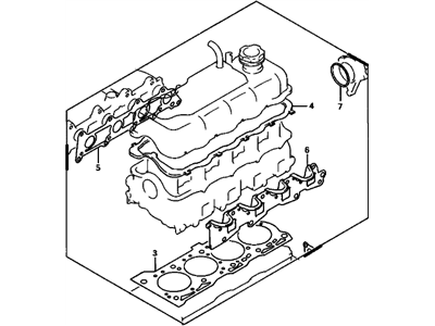 1989 Chevrolet Tracker Head Gasket - 96067993