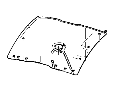 GM 22653538 Panel Assembly, Headlining Trim Finish <Use 1C3M*Graphite
