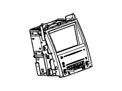 GM 20902105 Radio Assembly, Amplitude Modulation/Frequency Modulation Stereo & Navn Eccn=7A994