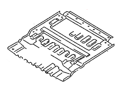 GM 30025964 Panel,Rear Floor (On Esn)