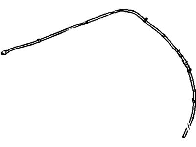 25940947 GM Sun Roof Housing Rear Drain Hose Assembly Illustration 1 of 1