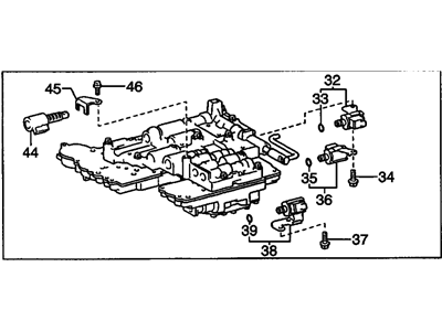 GM 88974752 Transmission Main Control Valve Body