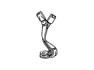 2004 Chevrolet Cavalier Seat Belt - 88955247