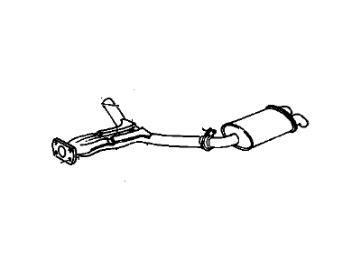 GM 14060155 Muffler Asm,Exhaust (W/ Tail Pipe)