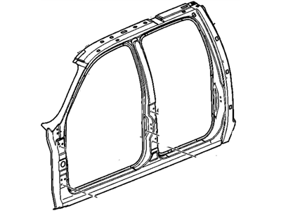 GM 25775329 Side Door Opening Frame Assembly 25775329 GM Side Door Opening Frame Assembly Illustration 1 of 1
