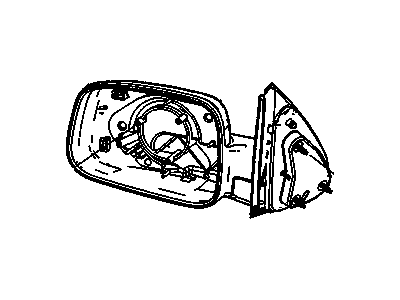 GM 20923844 Mirror Assembly, Outside Rear View *Service Primer