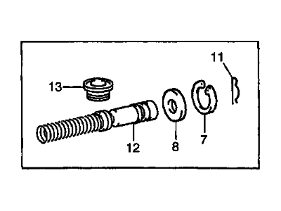 Pontiac Clutch Master Cylinder - 94859175