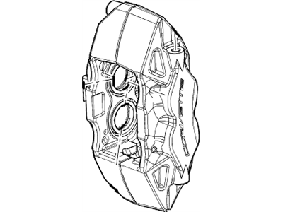 GM 23261824 Caliper Assembly, Rear Brake (W/O Brake Pads & Bracket