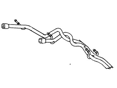 Chevrolet G20 Exhaust Pipe - 15662797