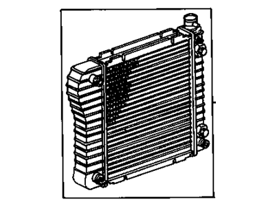 Chevrolet V10 Radiator - 52479539