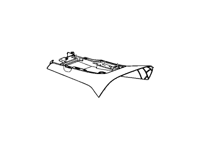 2006 Chevrolet Corvette Center Console Base - 19179700
