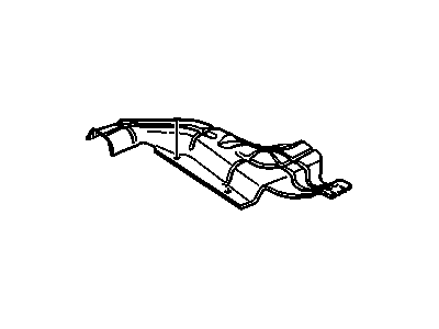 1997 Oldsmobile Achieva Exhaust Heat Shield - 22648470