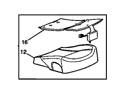 Cadillac SRX Occupant Detection Sensor - 19124197