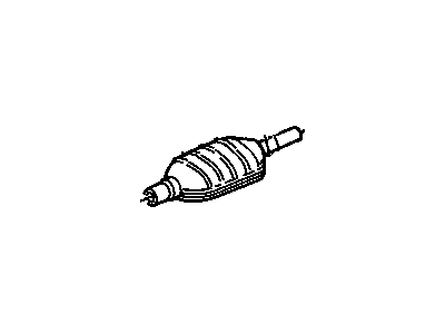 1992 Cadillac Deville Catalytic Converter - 25145556