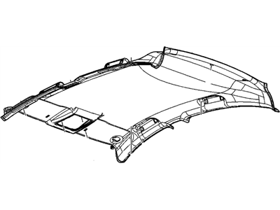 GM 95353339 Panel Assembly, Headlining Trim *Titanium