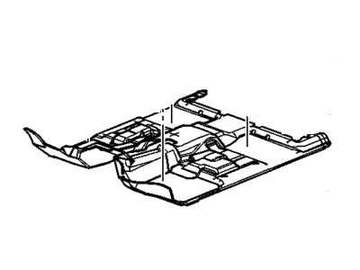 GM 22997003 Carpet Assembly, Front Floor Panel *Titanium