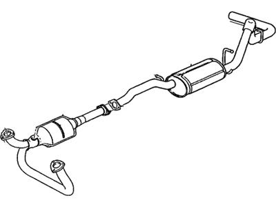 1994 Chevrolet Blazer Catalytic Converter - 25146769