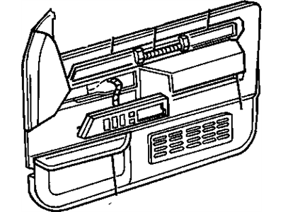 GM 15588481 ARMREST, Armrest